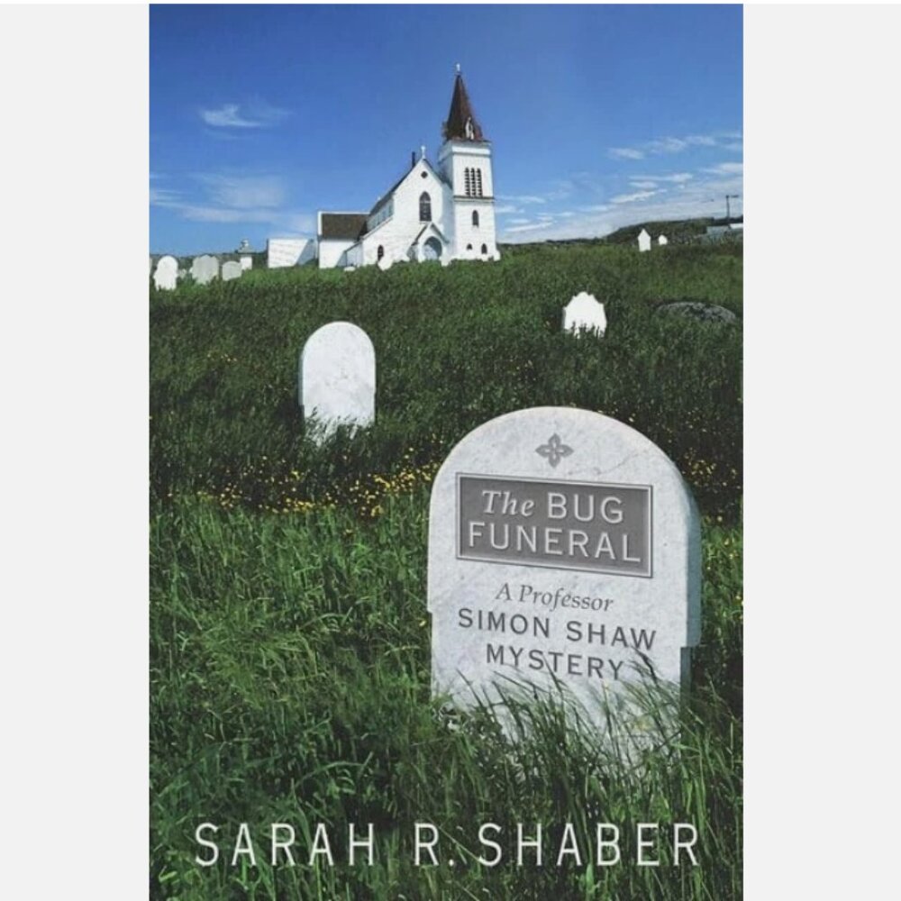 5/$15 Book The Bug Funeral Sarah R Shaber Simon Shaw Mystery 4 Signed HCDJ Cozy